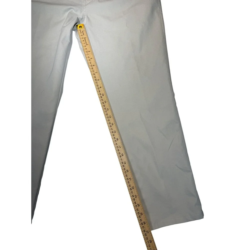 Peter Millar Mens 5-Pocket Performance Pants Light Khaki Stone 35x27